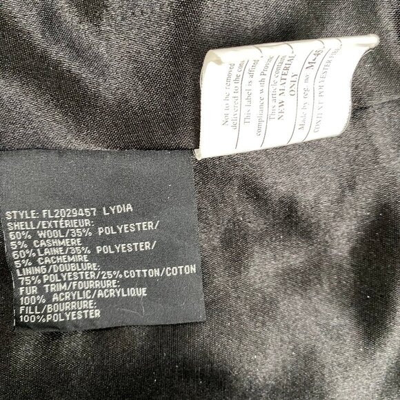 London Fog wool/cashmere Lydia long coat - Picture 8 of 9